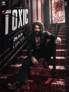 Toxic Movie 2026 में यश का पोस्टर